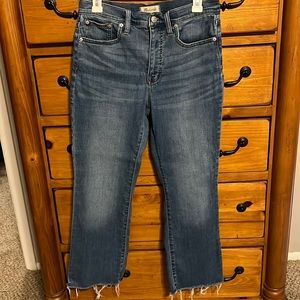 Madewell Cali Demi-Boot Jean / Size 28